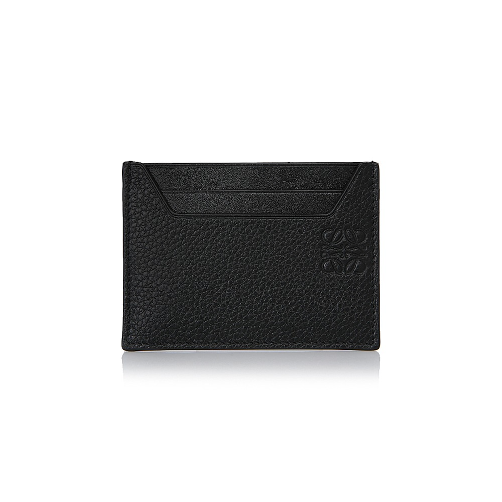 22F / Wロエベアナグラムロゴブラックカード財布